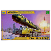 Сборная модель-грузовик &laquo;РРК Тополь&raquo; Звезда, 1/72, (5003)