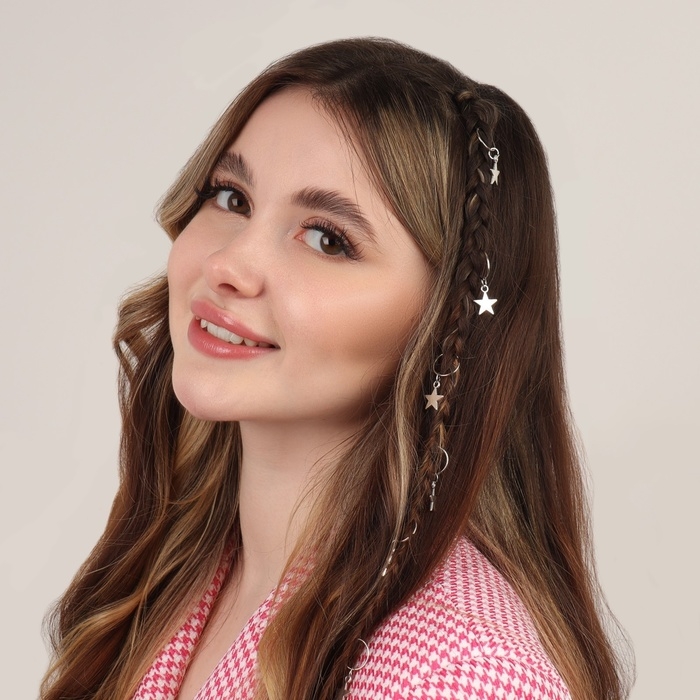 Пирсинг для волос &laquo;Звезда&raquo;, 2,8 &times; 1,3 см, 10 шт, цвет серебристый