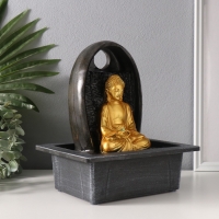 Фонтан настольный от сети "Будда в медитации" 23х17,5х27 см