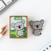 Значок в коробочке &laquo;Коала&raquo; 5 х 4 см