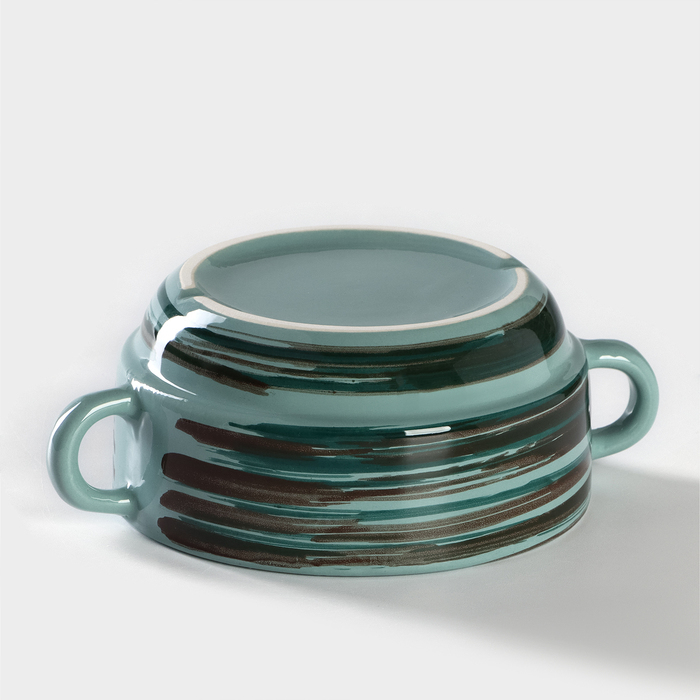 Бульонница фарфоровая Tramontano, 300 мл, 11,5&times;5,5 см, цвет зелёный