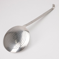 Шумовка из нержавеющей стали цельнотянутая, 64&times;20 см, толщина 3 мм, 304 марка стали, цвет серебряный