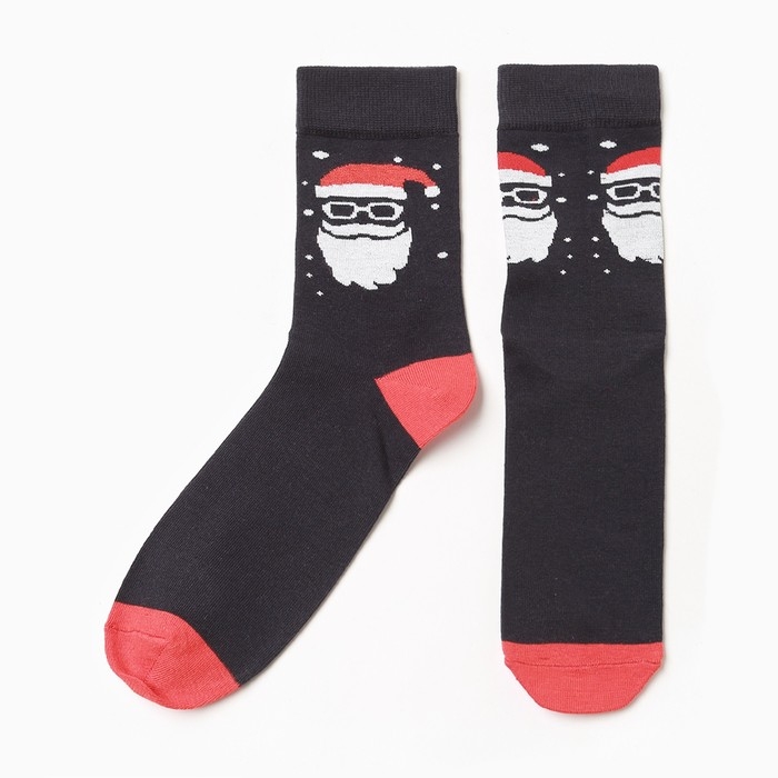 Новый год. Носки мужские Дед моророз, цвет, размер 40-44 Новый год. Носки мужские Дед моророз, цвет, размер 40-44