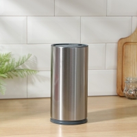 Подставка круглая для ножей и ножниц Magistro &laquo;Металлик&raquo;, 11&times;23 см, цвет серебристый