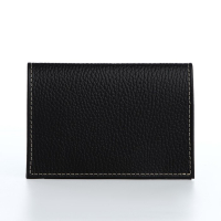 Обложка для паспорта, 5 карманов для карт, чёрный