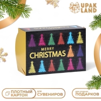 Упаковка без окна "Merry Christmas", 25 х 17 х 10 см, 1 шт.