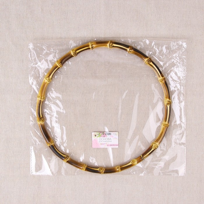 Основа для макраме «Круг», бамбук, d = 24/25,5 см Основа для макраме «Круг», бамбук, d = 24/25,5 см