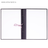 Папка "Выпускная квалификационная работа" А4, бумвинил, гребешки/сутаж, (без бумаги) чёрная 10ВР001