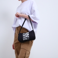 Сумка женская багет из текстиля, &laquo;Зебра&raquo;, 23х13х5 см.