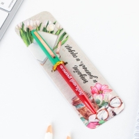 Ручка автоматическая пластик &laquo;Учителю: Любимый Учитель&raquo;, синяя паста, 0.7 мм