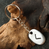 Амулет "Скандинавские Руны", руна КАНО, 21х29мм, металлический