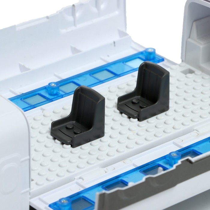 Конструктор винтовой &laquo;Скоростной экспресс&raquo;, свет, звук, инерция, 79 деталей