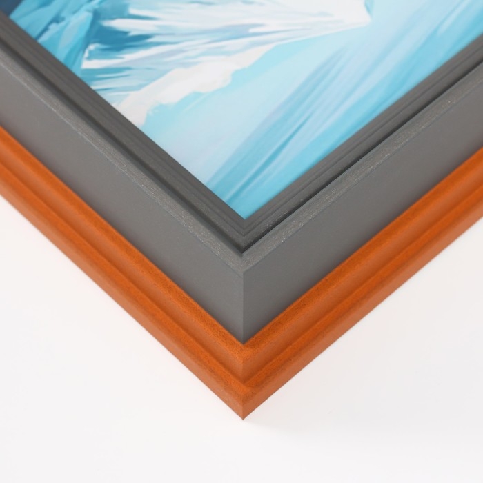 Фоторамка пластик 13х18 см "Стилиани" серая 4,8х17,5х23 см