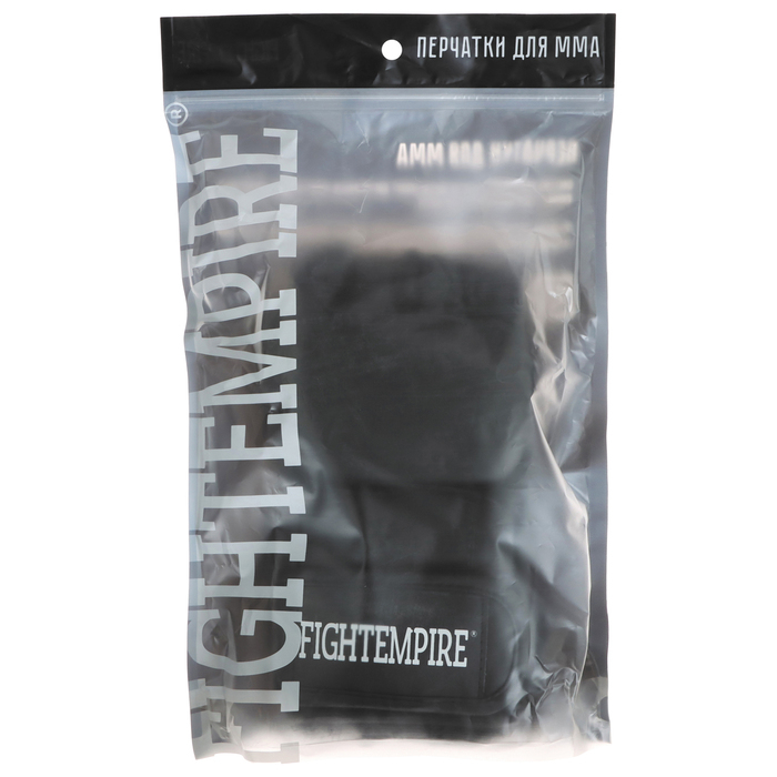 Перчатки для ММА тренировочные FIGHT EMPIRE, чёрные, размер S Перчатки для ММА тренировочные FIGHT EMPIRE, чёрные, размер S