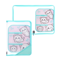 Папка для труда А4, 325 х 230 х 25 мм, молния вокруг, откидная планка, пластиковая, ПТР-1, Calligrata "Веселые персы" Папка для труда А4, 325 х 230 х 25 мм, молния вокруг, откидная планка, пластиковая, ПТР-1, Calligrata "Веселые персы"