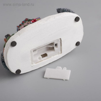 Светодиодная фигура &laquo;Рождественский поезд&raquo; 17 &times; 12 &times; 9 см, полистоун, батарейки АААх2 (не в комплекте), свечение тёплое белое