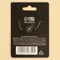 Серьги &laquo;Не беси&raquo;, 6 х 9 см