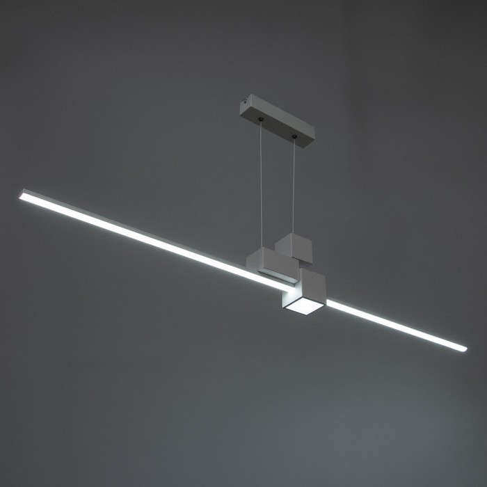 Светильник с ПДУ "Наоми" LED 20Вт 3000-6000К белый 120х100 см