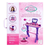 Пианино &laquo;Мечта девочки&raquo;, со стульчиком, зеркалом, микрофоном