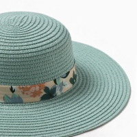 Шляпа для девочки НК 23051, цвет мята, р-р 52