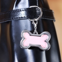 Адресник под записку "Косточка" большой, 4,3 х 2,8 см Адресник под записку "Косточка" большой, 4,3 х 2,8 см