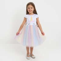 Платье детское "Единорог" KAFTAN, р. 32 (110-116 см) Платье детское "Единорог" KAFTAN, р. 32 (110-116 см)