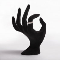 Подставка для украшений &laquo;Рука&raquo; 8,5&times;7&times;16 см, цвет чёрный
