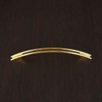 Ручка-скоба ТУНДРА РС140GP, м/о 128 мм, цвет золото Ручка-скоба ТУНДРА РС140GP, м/о 128 мм, цвет золото