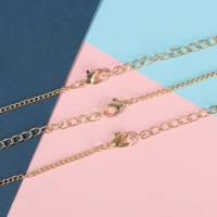 Кулоны &laquo;Неразлучники&raquo; виды мороженого, цветные в золоте, 45 см