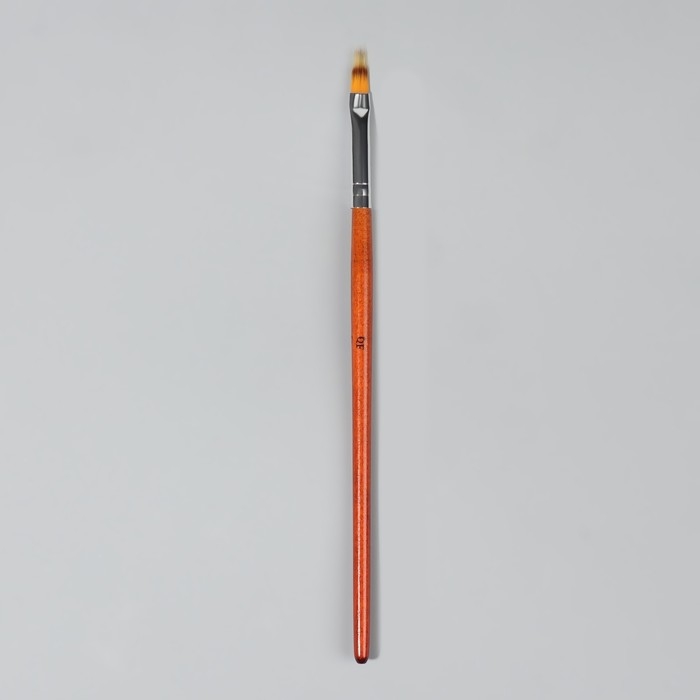 Кисть для дизайна ногтей &laquo;Градиент&raquo;, 19 см, ворс 5 &times; 12 мм, цвет коричневый