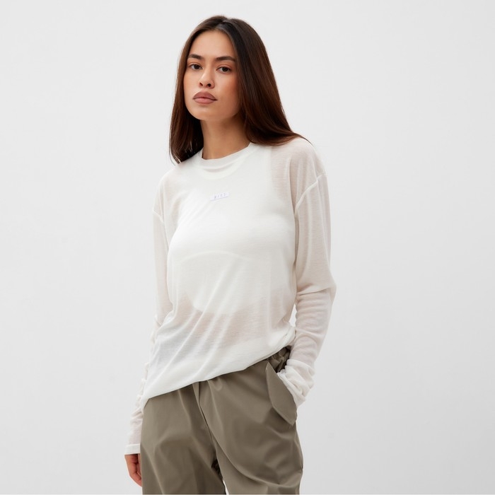 Лонгслив женский MIST onesize, белый Лонгслив женский MIST onesize, белый