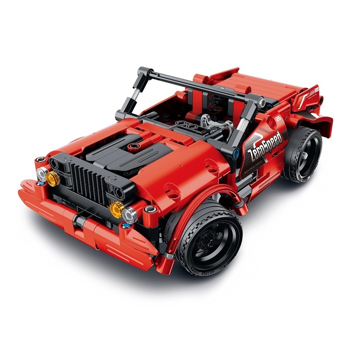 Конструктор радиоуправляемый &laquo;Красная машина&raquo;, 2 варианта сборки, 351 деталь