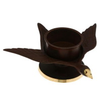 Подсвечник "Лебедь" латунь 13х13х5 см Подсвечник "Лебедь" латунь 13х13х5 см