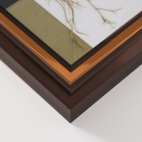 Фоторамка пластик 13х18 см "Стефания" темное дерево 4,4х17,8х23 см