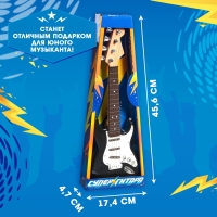 Игрушка музыкальная &laquo;Гитара рокер&raquo;, звуковые эффекты, цвет чёрный