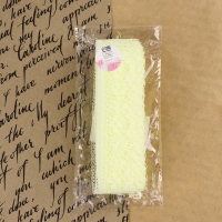 Кружево капроновое, 40 мм &times; 10 &plusmn; 1 м, цвет ванильный