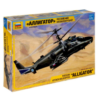 Сборная модель &laquo;Российский боевой вертолёт Ка-52 &laquo;Аллигатор&raquo;, Звезда, 1:72, МИКС, (7224)