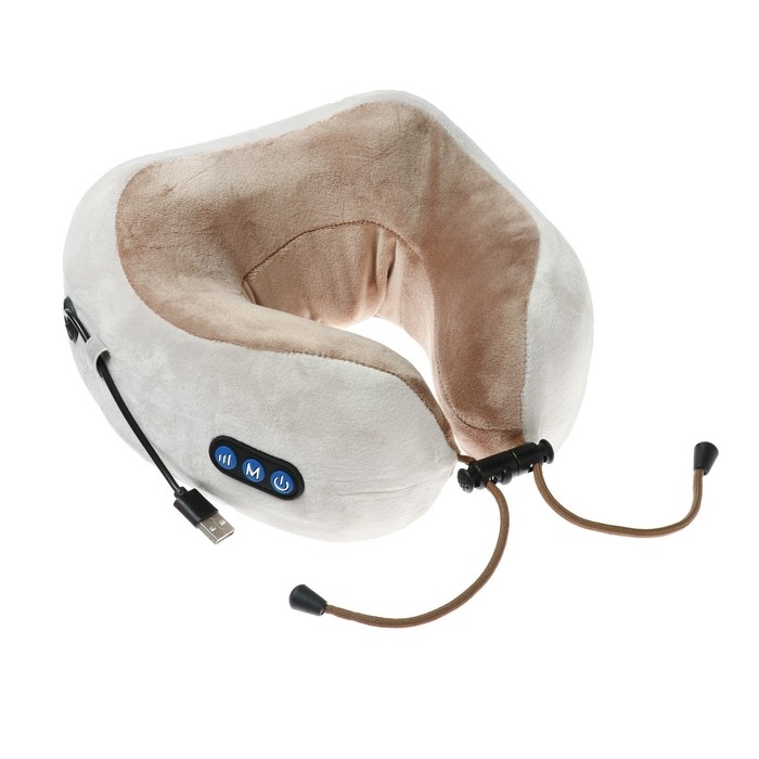 Массажная подушка Centek CT-2199, 3.7 Вт, 7 режимов, 12 головок, ИК-подогрев, бежевая Массажная подушка Centek CT-2199, 3.7 Вт, 7 режимов, 12 головок, ИК-подогрев, бежевая