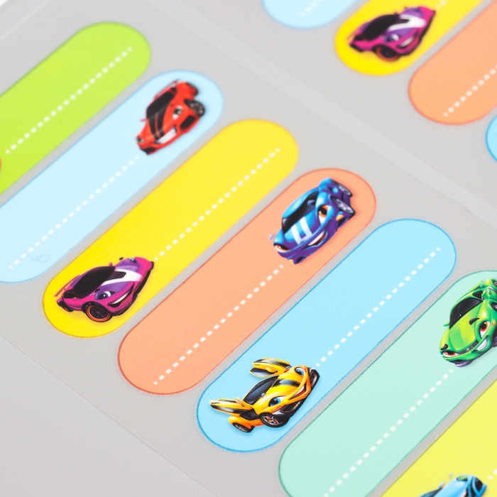 Термобирки для одежды. Набор именных термонаклеек для маркировки детских вещей «Самому быстрому», 54 шт Термобирки для одежды. Набор именных термонаклеек для маркировки детских вещей «Самому быстрому», 54 шт