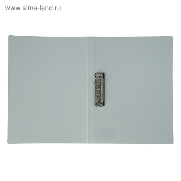 Папка с зажимом А4, 500 мкм, корешок 15 мм, Calligrata, до 100 листов, серая