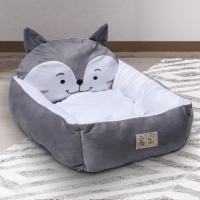 Лежанка с бортиком &laquo;Хаски&raquo; 45х38х22 см