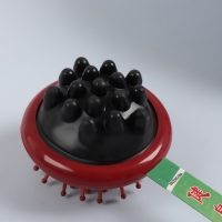 Массажёр-чесалка &laquo;Отдых&raquo; двусторонний, 38 &times; 8 &times; 5,5 см, универсальный, деревянный, разноцветный