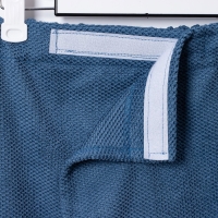 Полотенце для бани Этель, цв. синий, муж. килт 75х150 см, 100% полиэстер, 300 г/м2