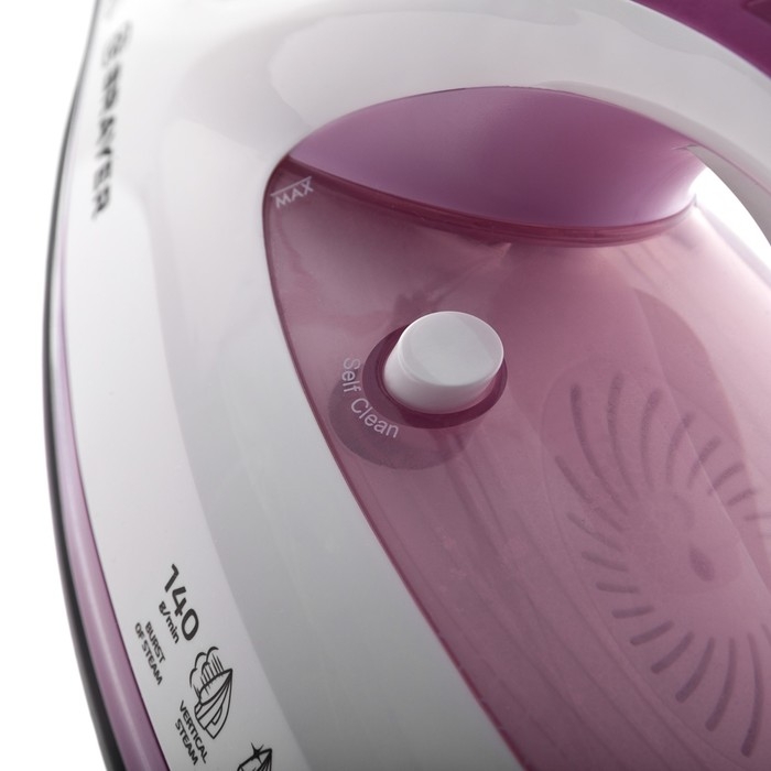 Утюг BRAYER 4006BR, 2400 Вт, 280 мл, керамическая подошва, 25 г/мин, 280 мл, бело-розовый Утюг BRAYER 4006BR, 2400 Вт, 280 мл, керамическая подошва, 25 г/мин, 280 мл, бело-розовый