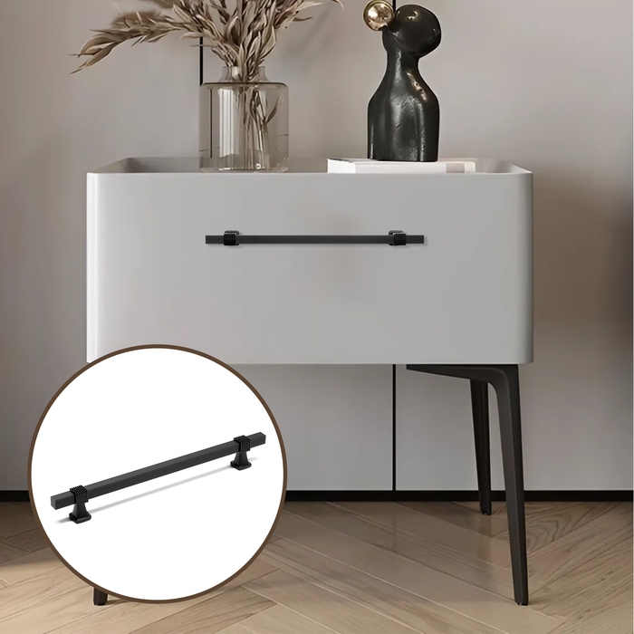 Ручка скоба CAPPIO RSC105, алюминий, м/о 192, цвет черный