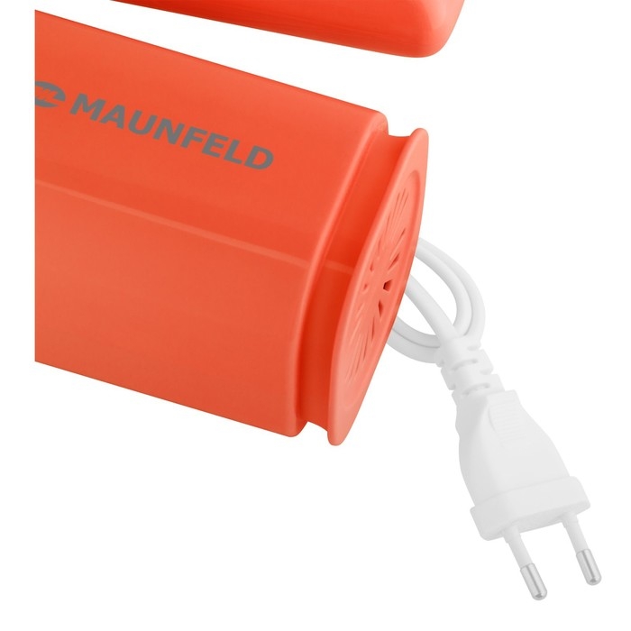 Миксер MAUNFELD MF-331R, ручной, 300 Вт, 8 скоростей, 4 насадки, красный