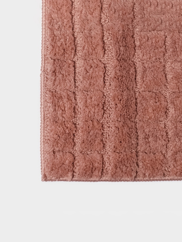 Коврик для ванной "Таормина" из микрофибры Savanna, 40х60 см, цвет пыльная роза