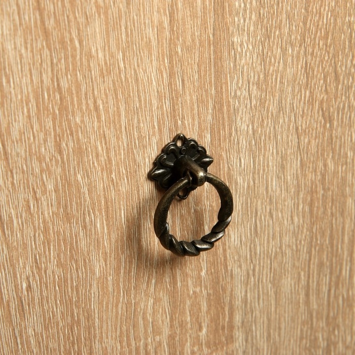 Ручка кнопка ТУНДРА VINTAGE 029, цвет бронза, 8 шт TMP