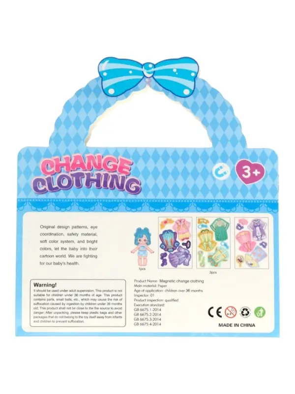 Магнитный набор "Милая модница" блестящий