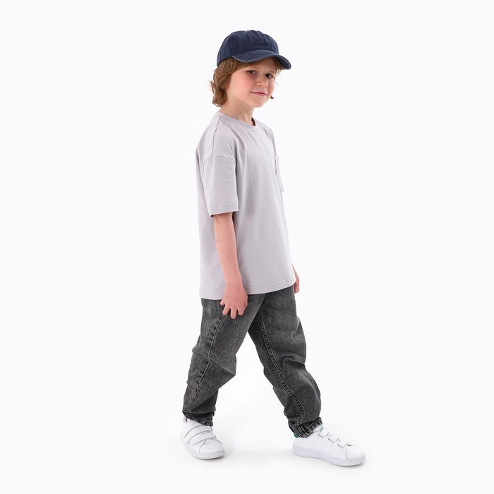 Кепка детская для мальчика джинса, цвет голубой р-р 52-54 5-7 лет Кепка детская для мальчика джинса, цвет голубой р-р 52-54 5-7 лет